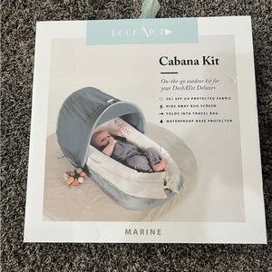 DOCKATOT Deluxe+ Cabana Kit in Marine Green Blue New in Box